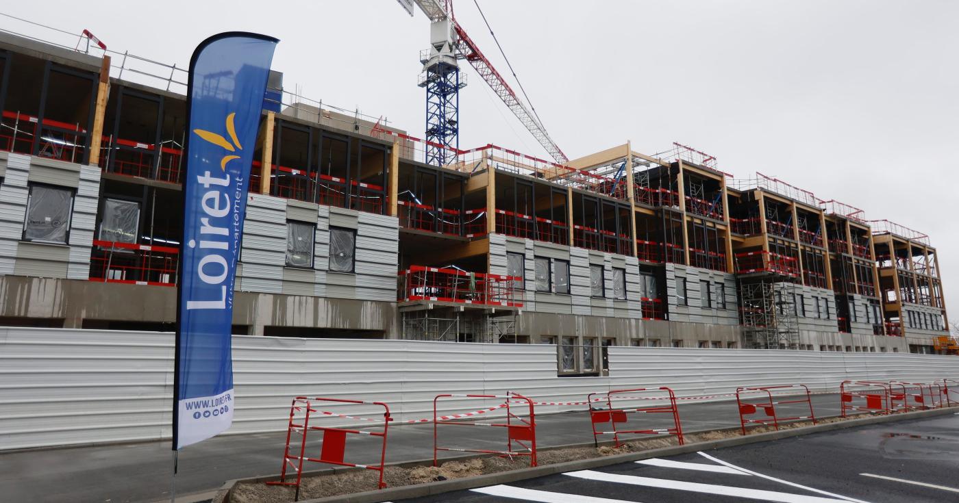 Pavillon Citoyenneté en travaux à Orléans