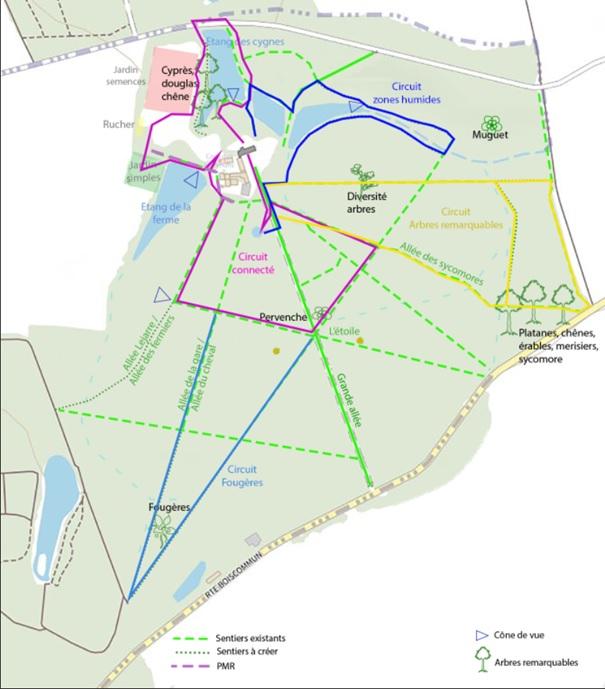 Plan ENS du domaine de Flotin 