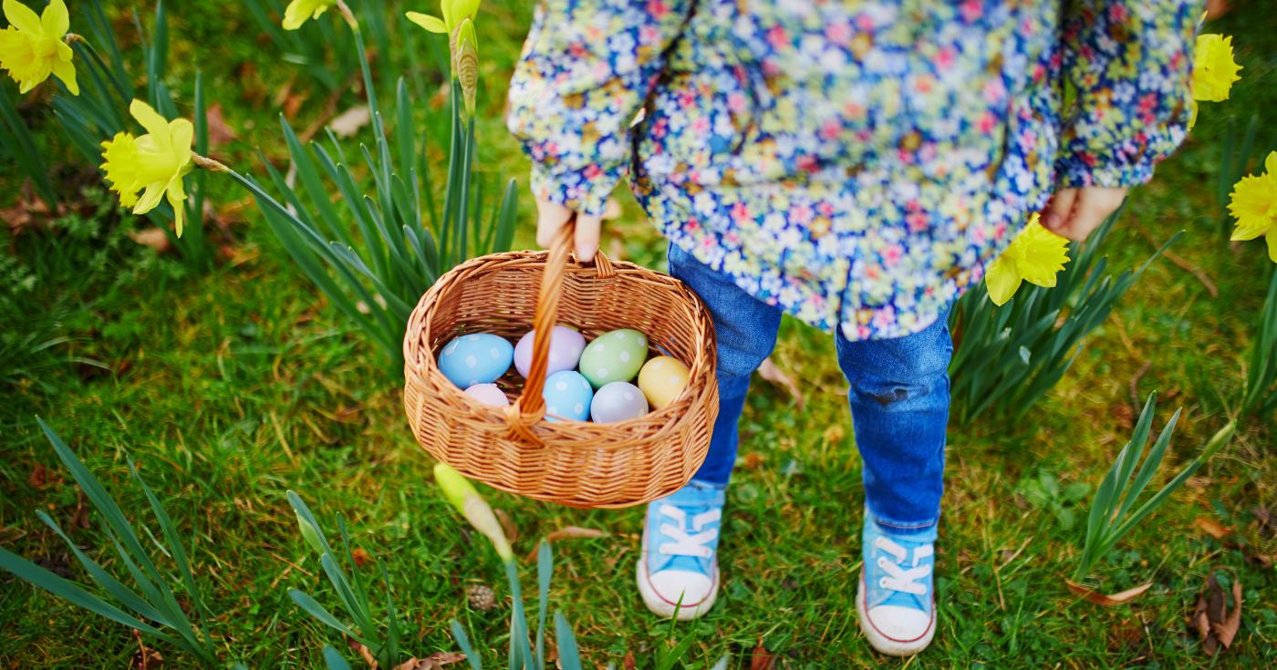 Chasse aux oeufs de Pâques