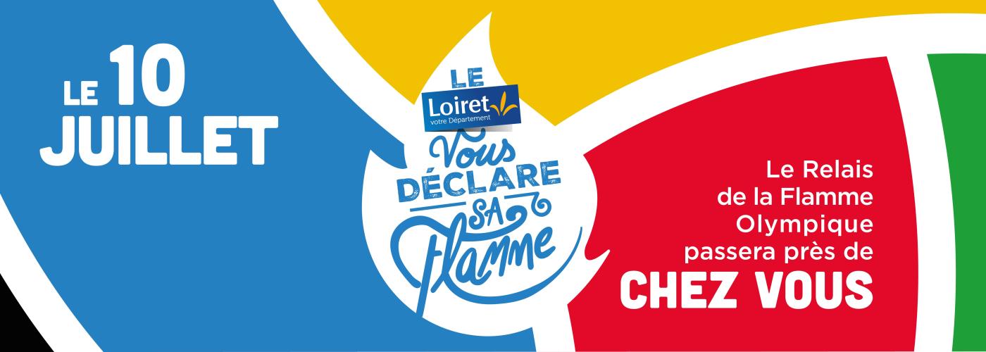 Le 10 Juillet Le Relais de la Flamme Olympique passera près de chez vous