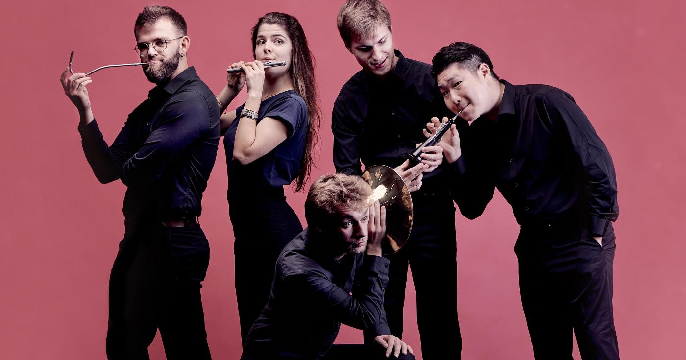 Quintette Diablo : un vent de jeunes talents souffle sur le Festival de Sully - photo du groupe en couleurs
